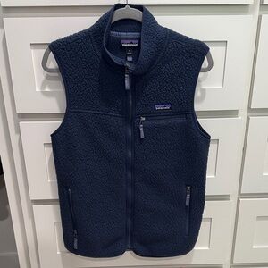 Patagonia Navy Women's Retro Pile Fleece Vest